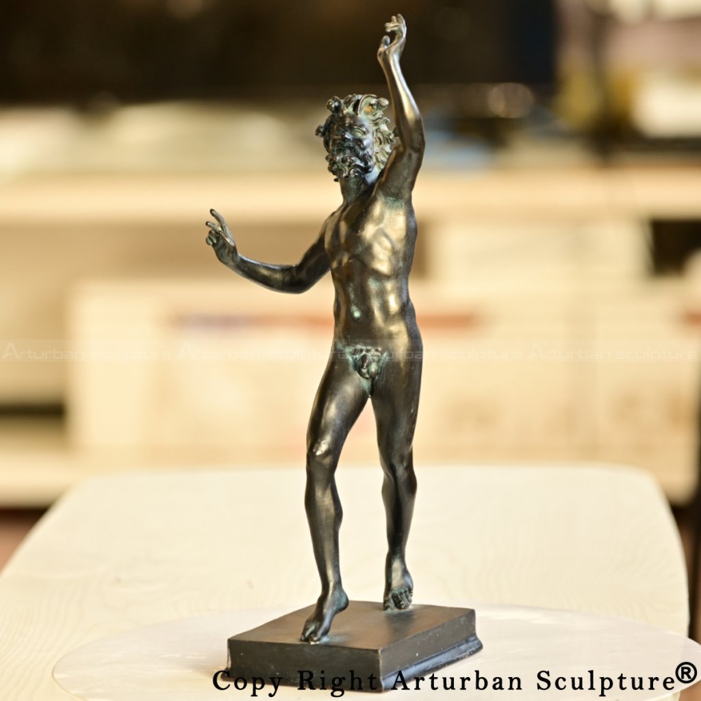 Dancing Faun Statue