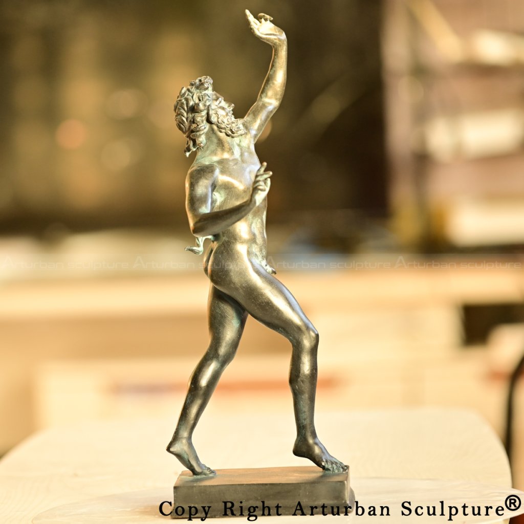 Dancing Faun Statue