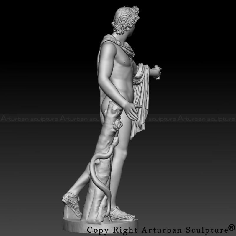 3D Design of Apollo Belvedere Statue