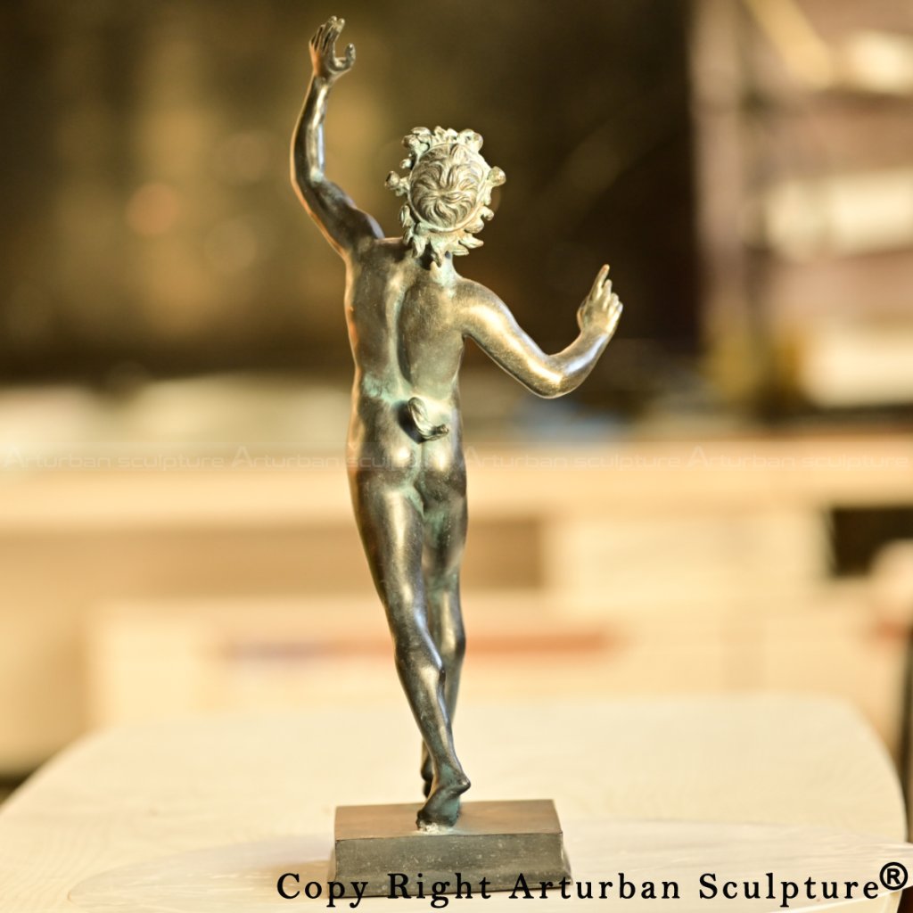 Dancing Faun Sculpture