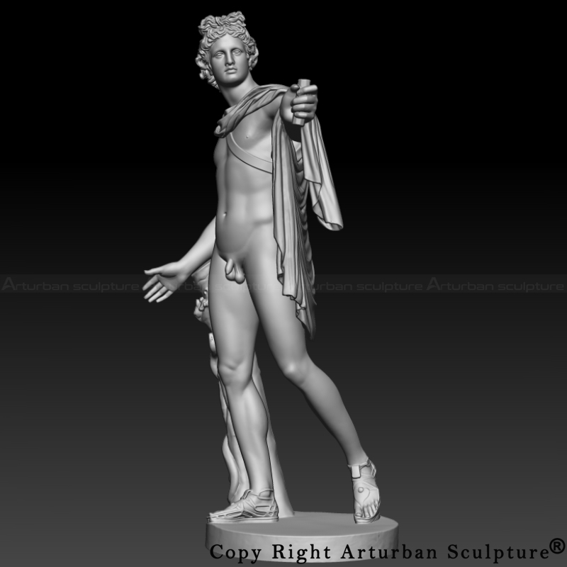 3D Design of Apollo Belvedere Statue