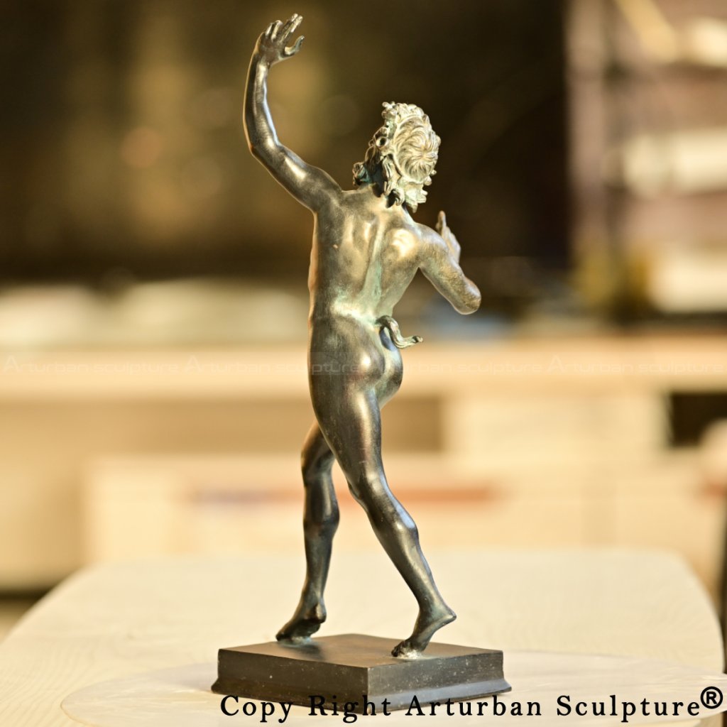 bronze dancing faun