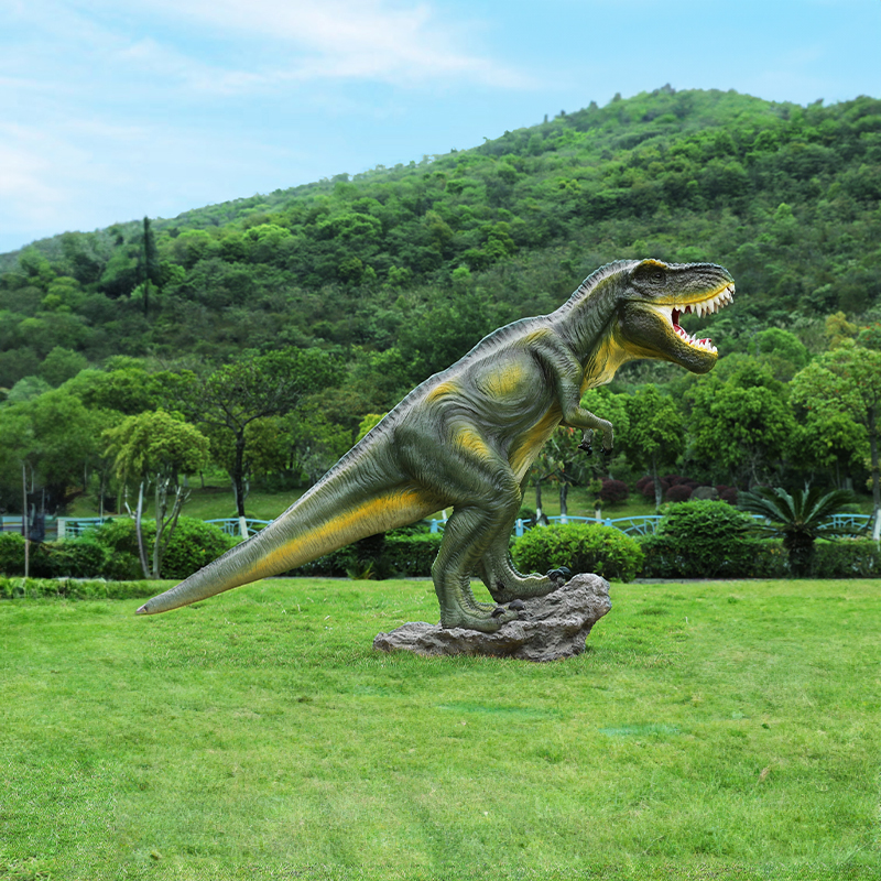 T Rex Lawn Statue