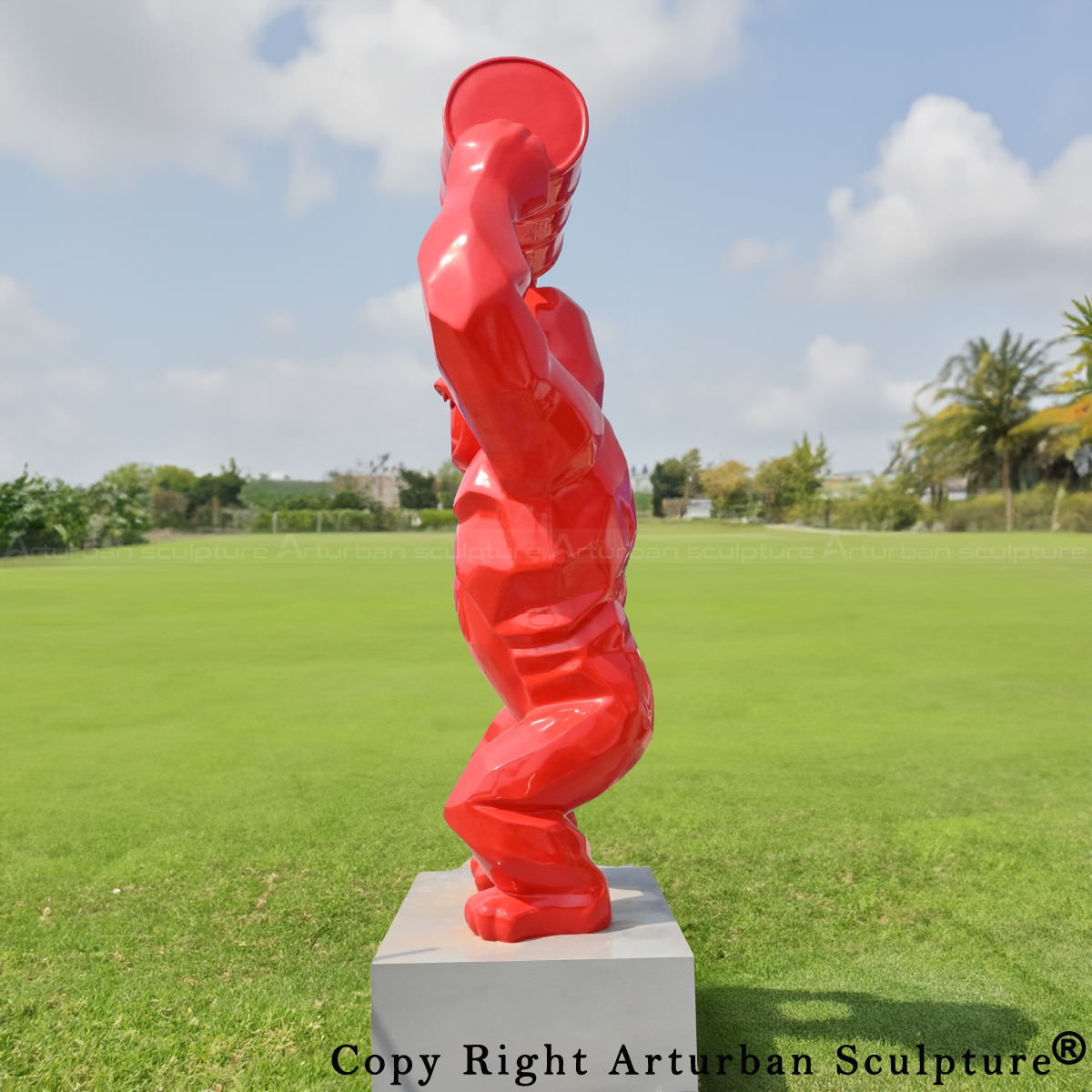 Gorilla Lawn Statue