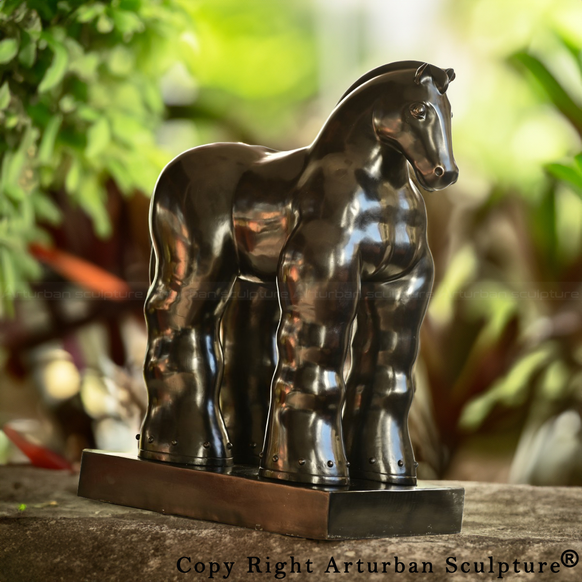 Fat Horse Sculpture