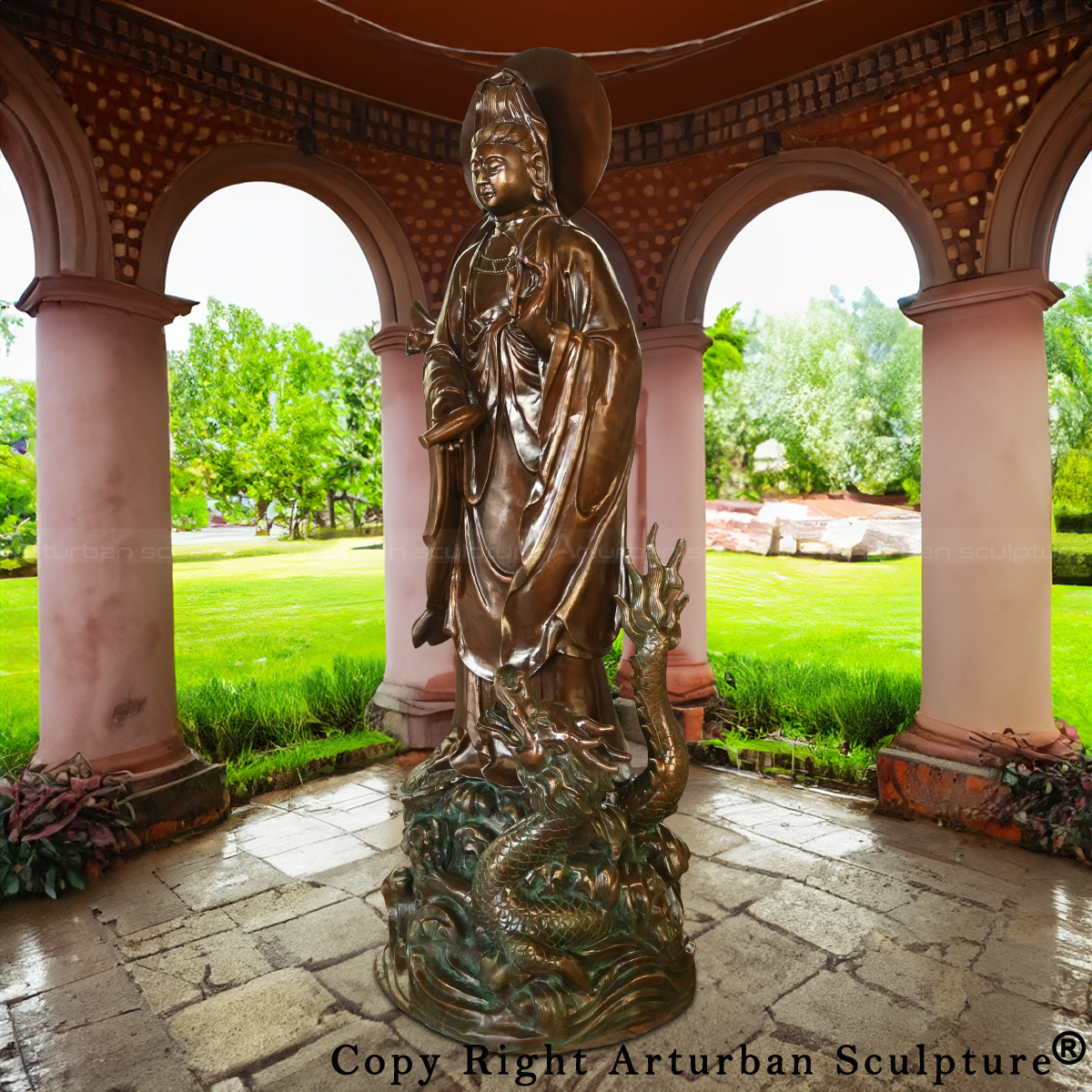 Bronze Guanyin Statue