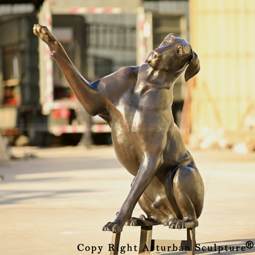 bronze Great Dane Statue