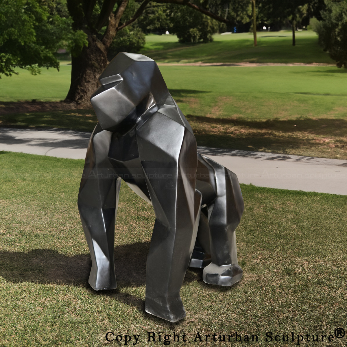Gorilla Outdoor Ornament