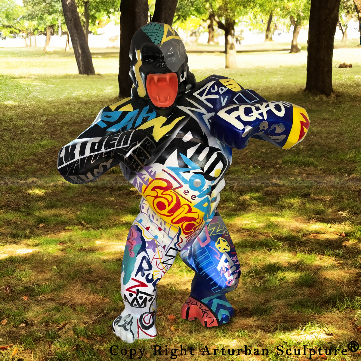 Giant Gorilla Garden Ornament