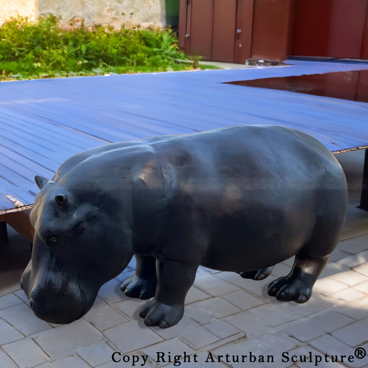 Hippo Lawn Decoration