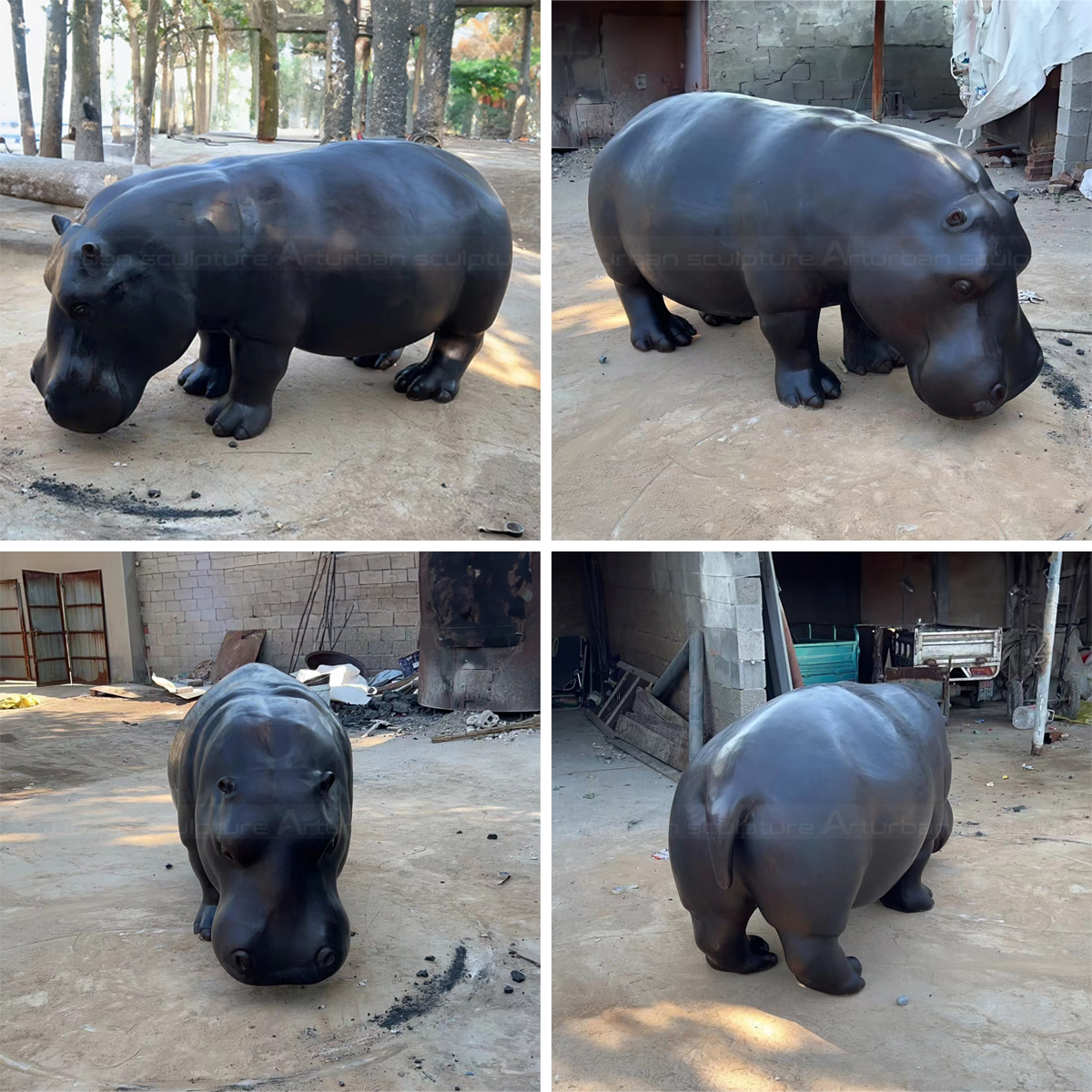 Hippo Lawn Decoration