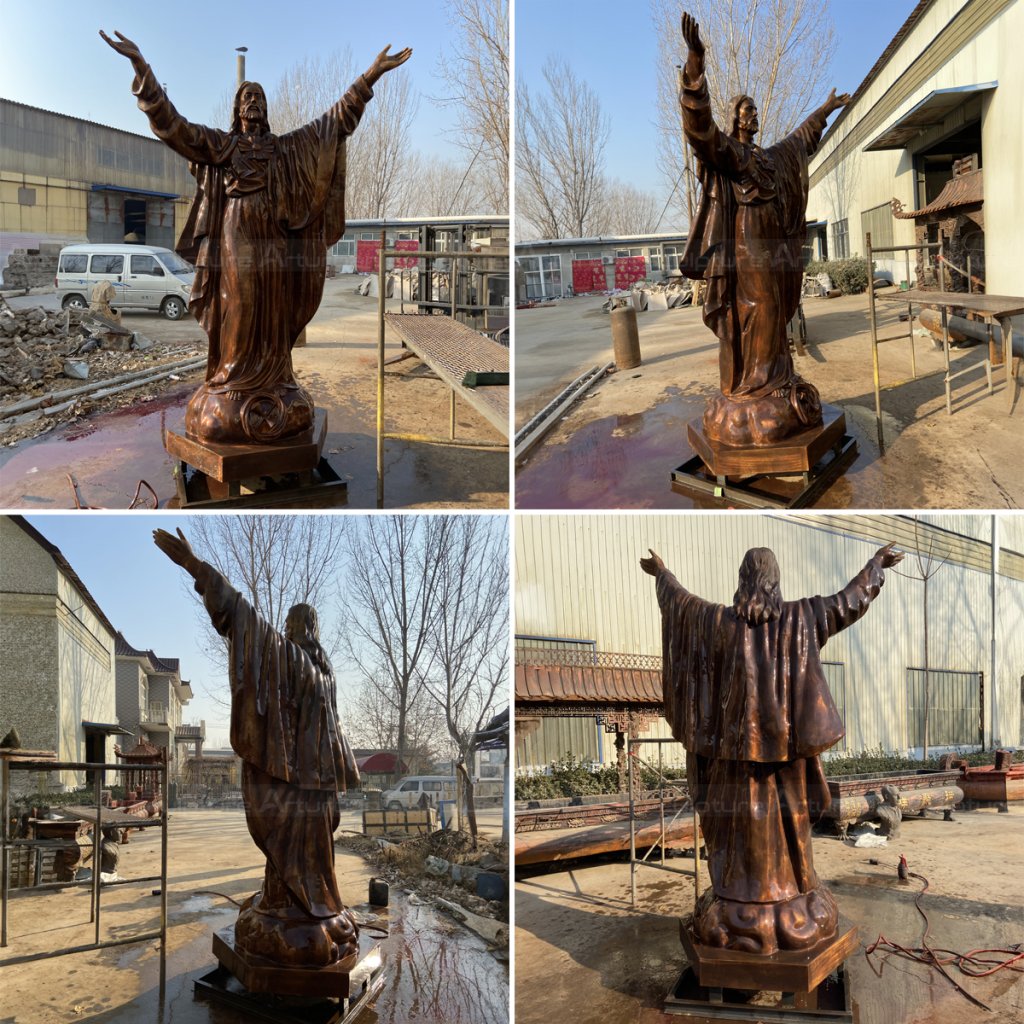 Jesus Yard church Statue