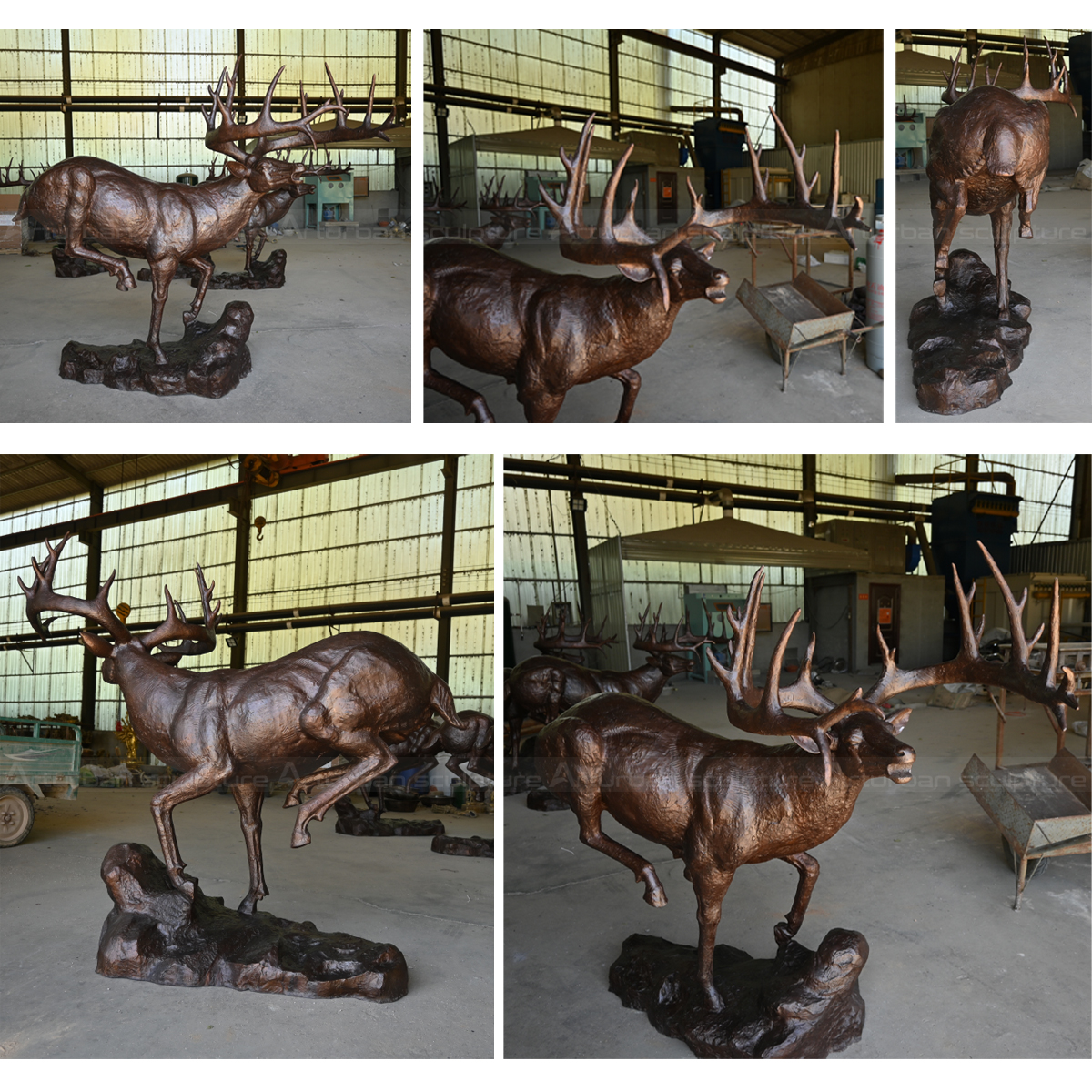 Large Deer Sculpture