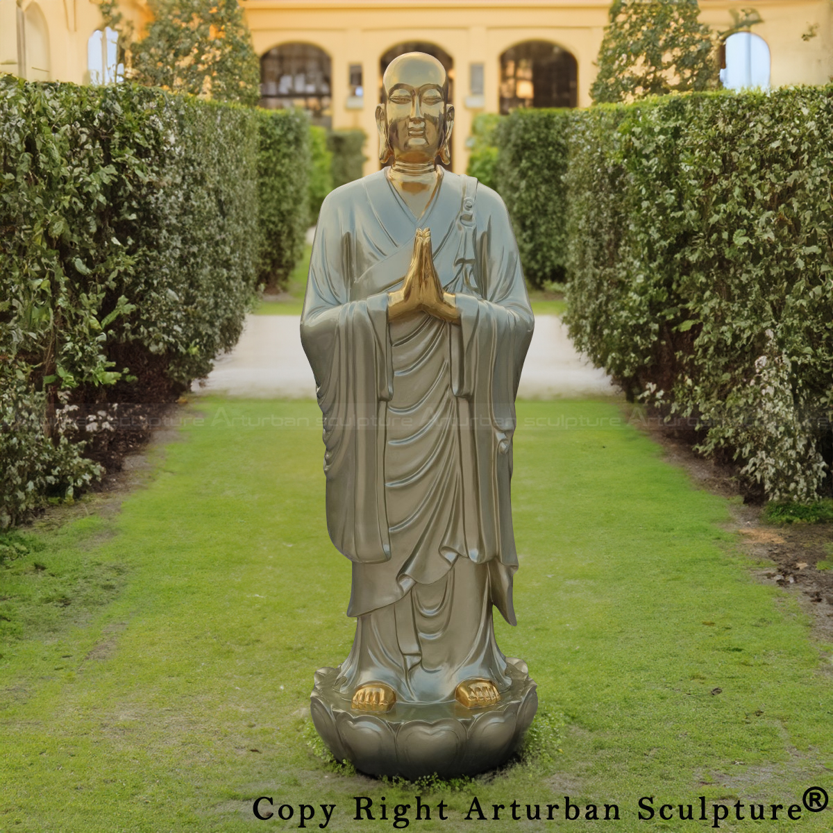 Large Standing Buddha Statue