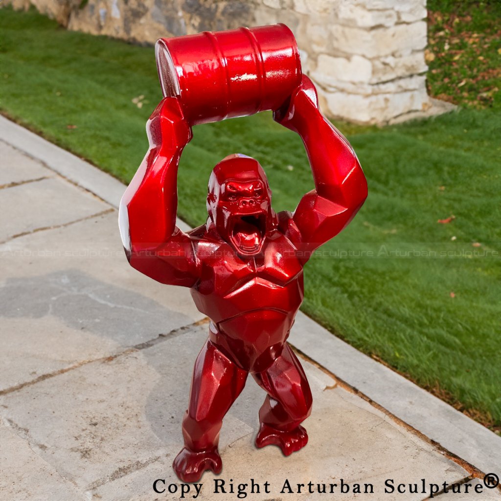 Modern Gorilla Sculpture