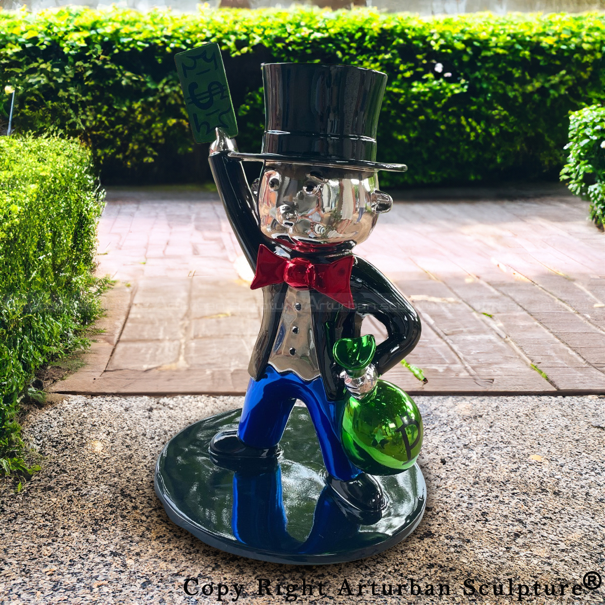 Mr Monopoly Statue