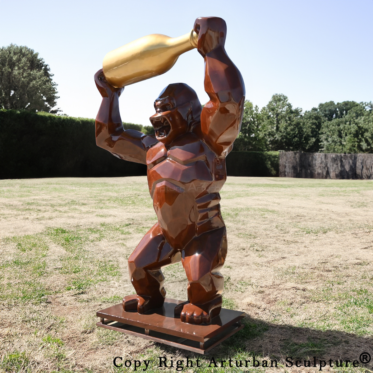 Gorilla Outdoor Statue