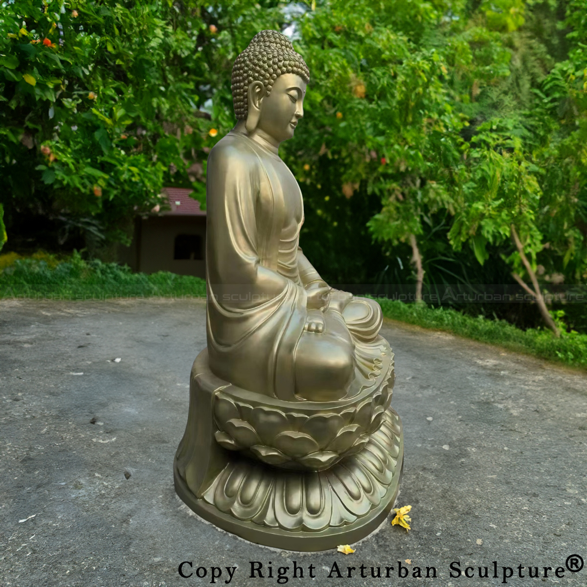 Buddha Lawn Statue