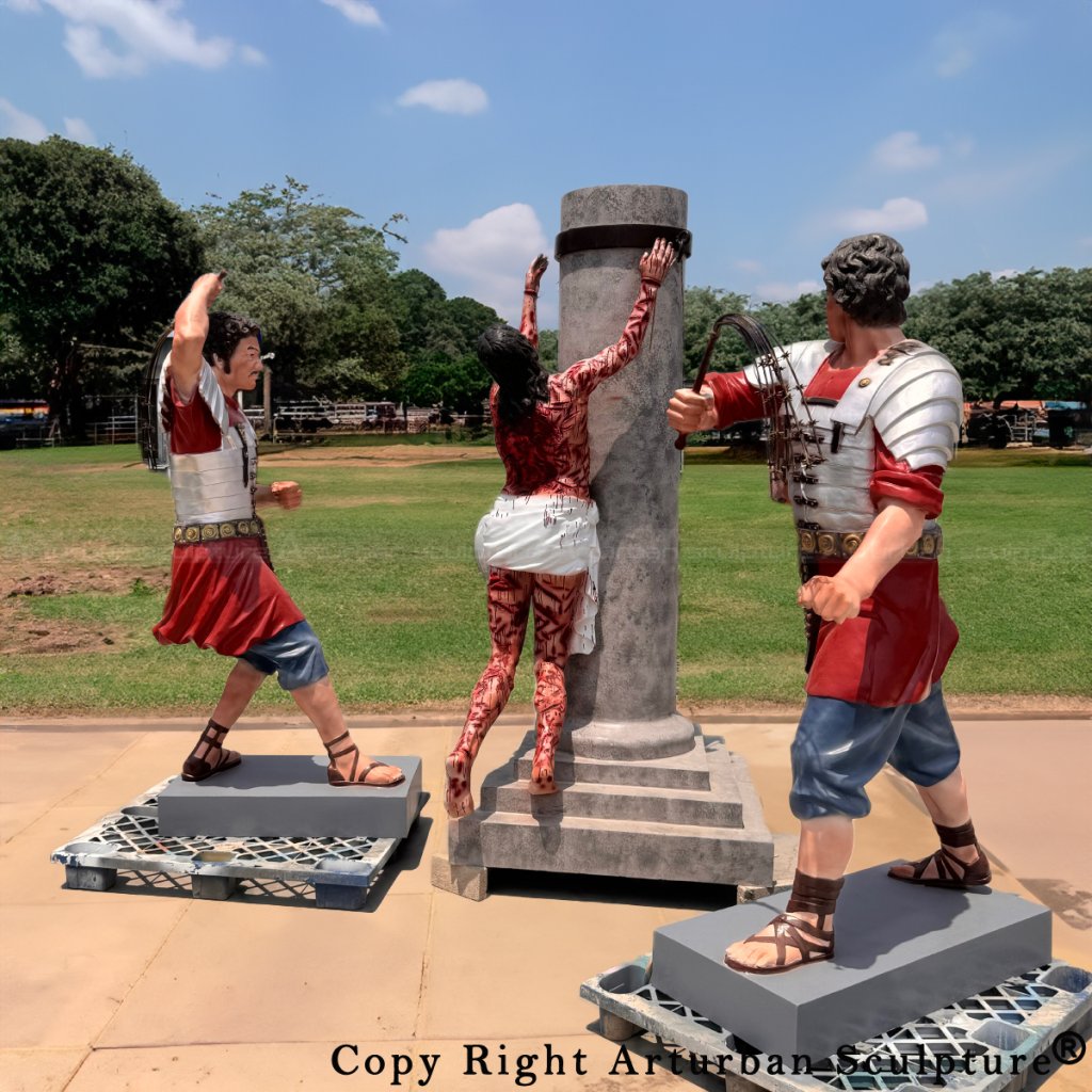 Scourged Christ Statue