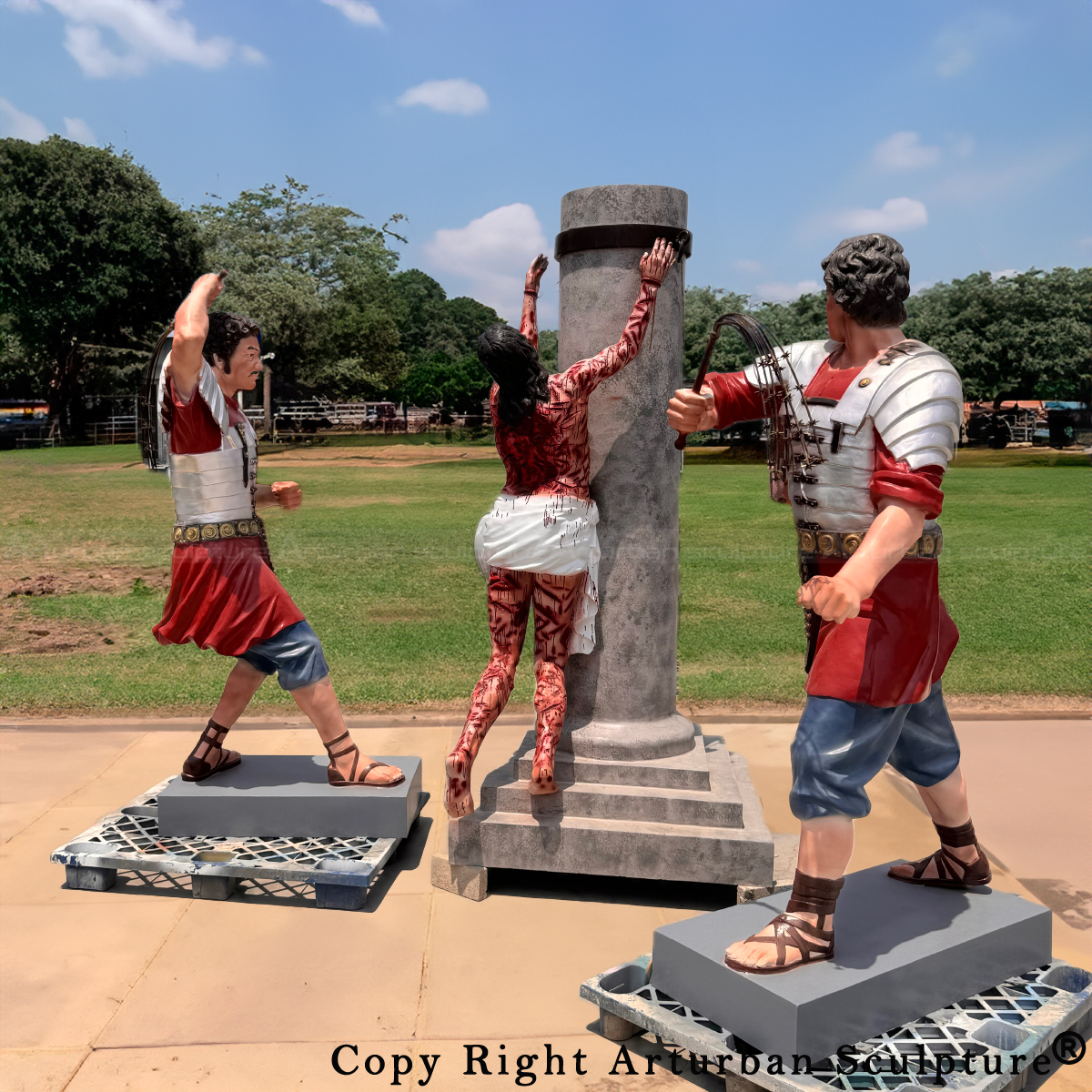 Scourged Christ Statue
