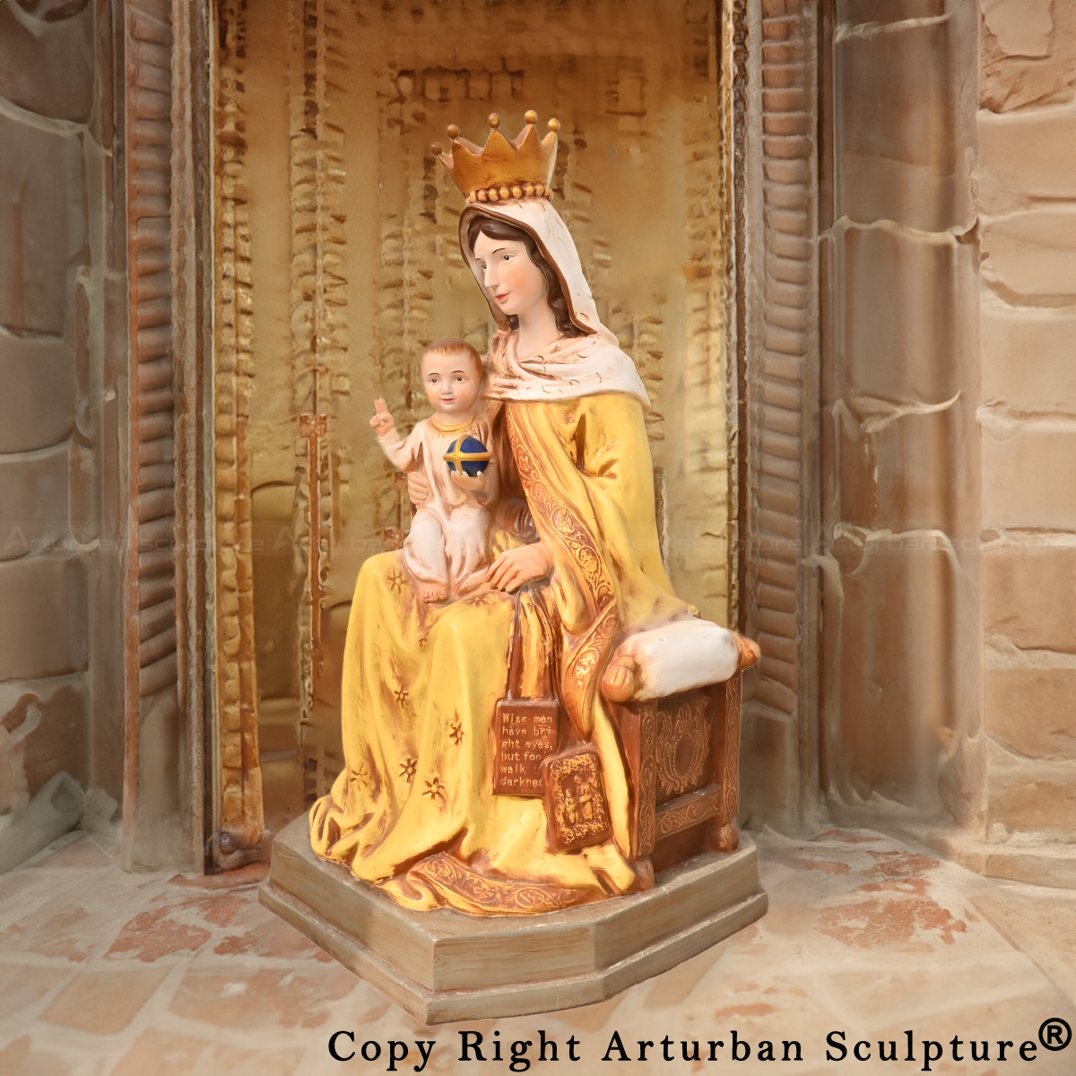 Famous Sculpture of Mary Holding Jesus