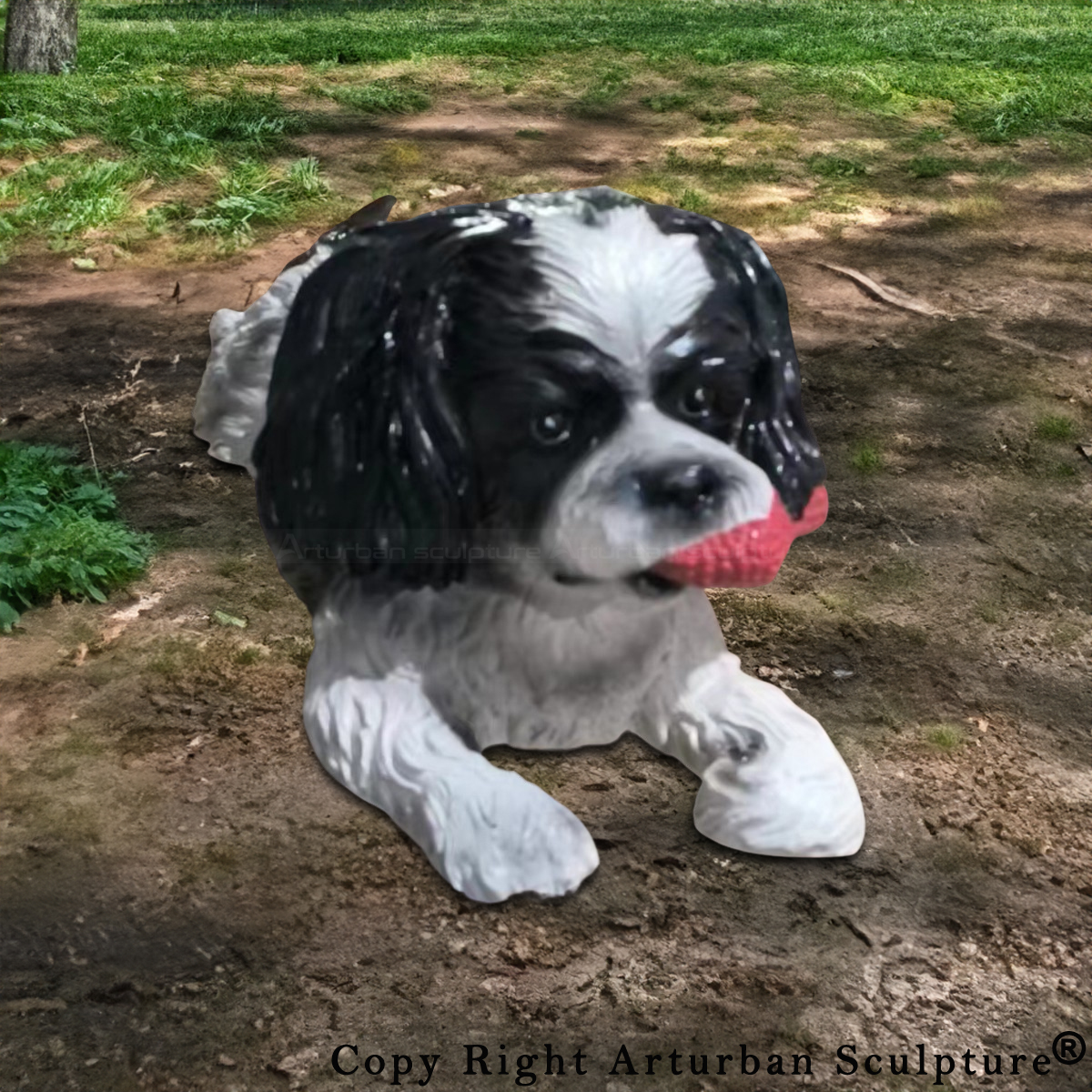 Shih Tzu Memorial Statue