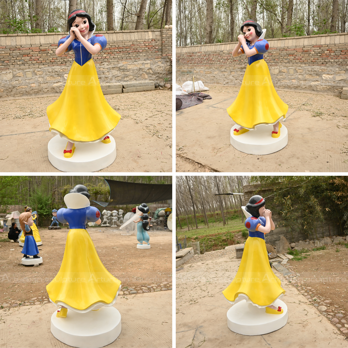 Snow White Outdoor Statue