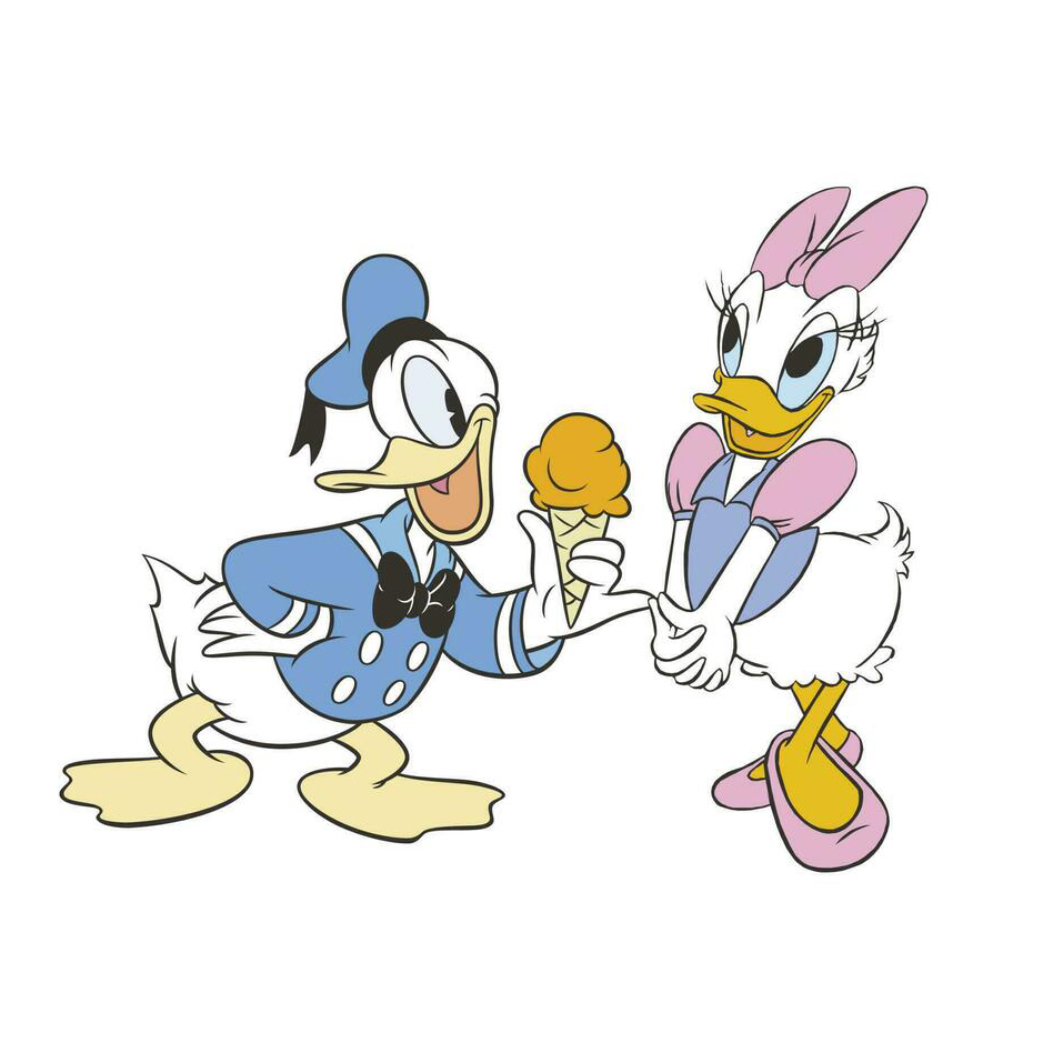 Donald Duck and Daisy Duck