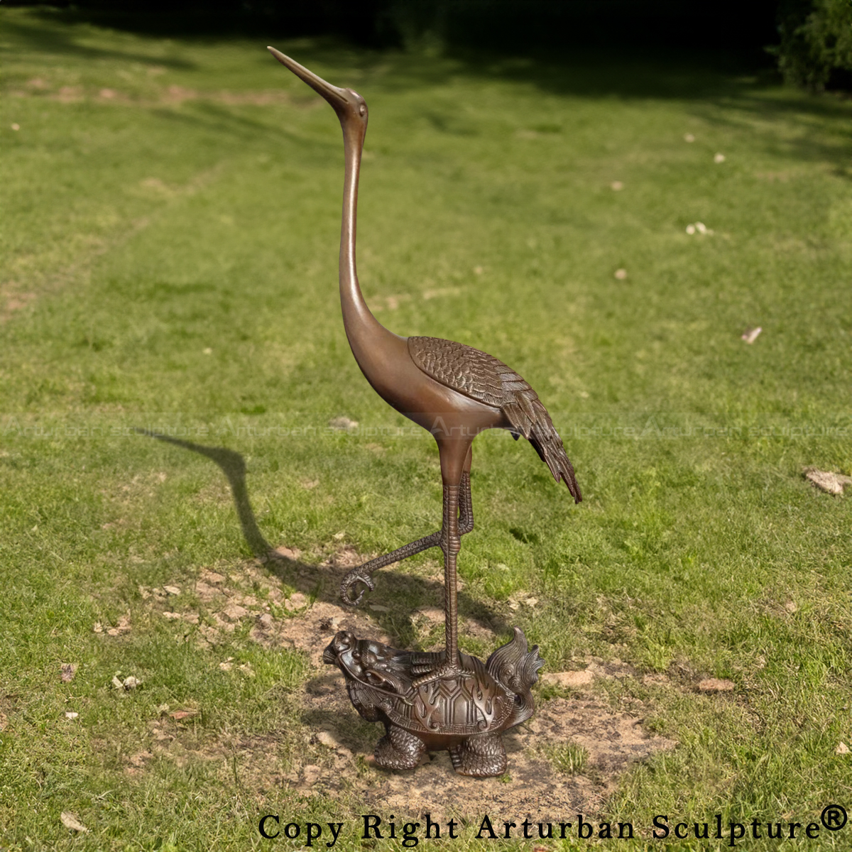 Crane Statues for Home