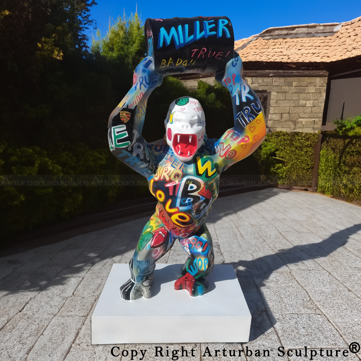 Large Gorilla Garden Ornament