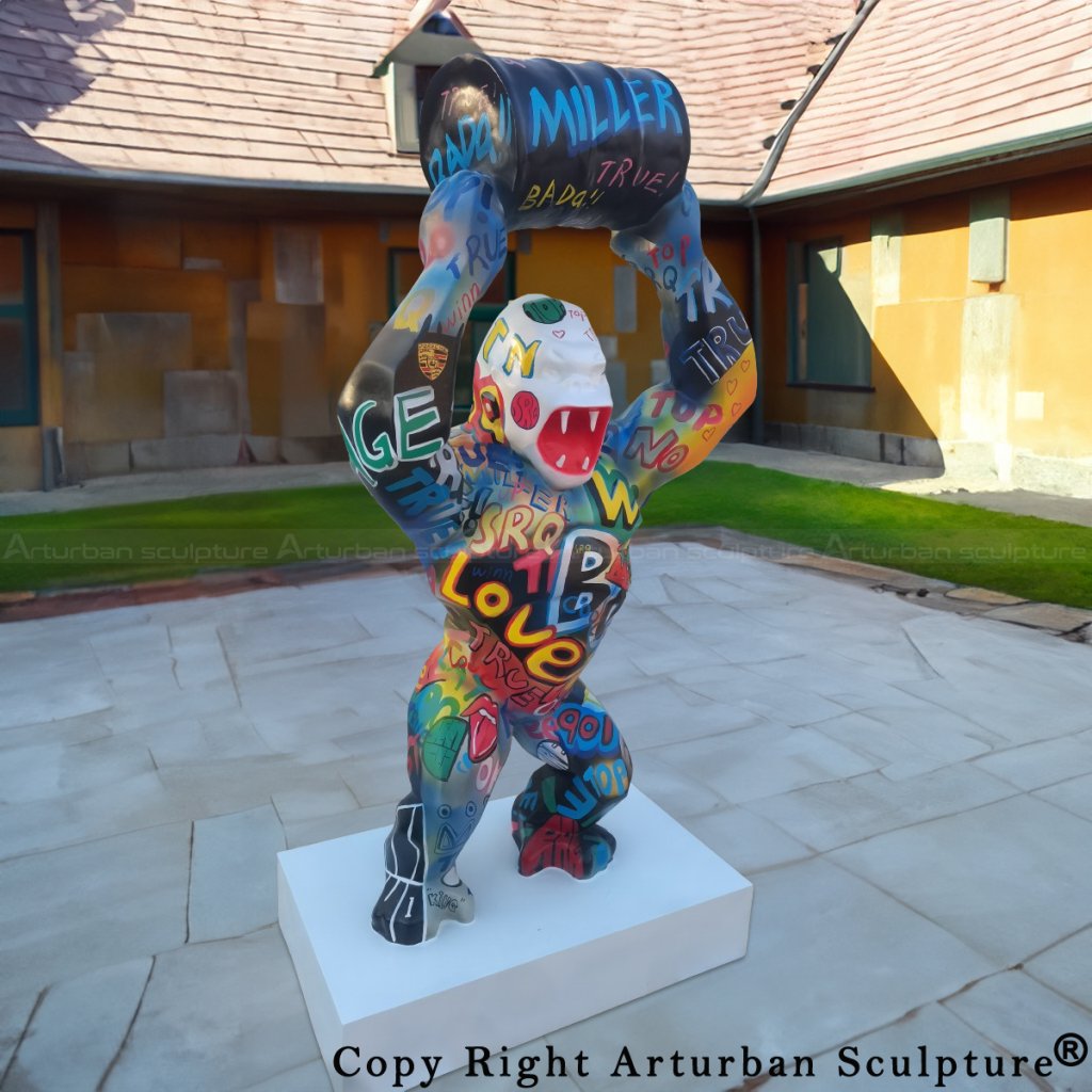 Modern Gorilla Sculpture
