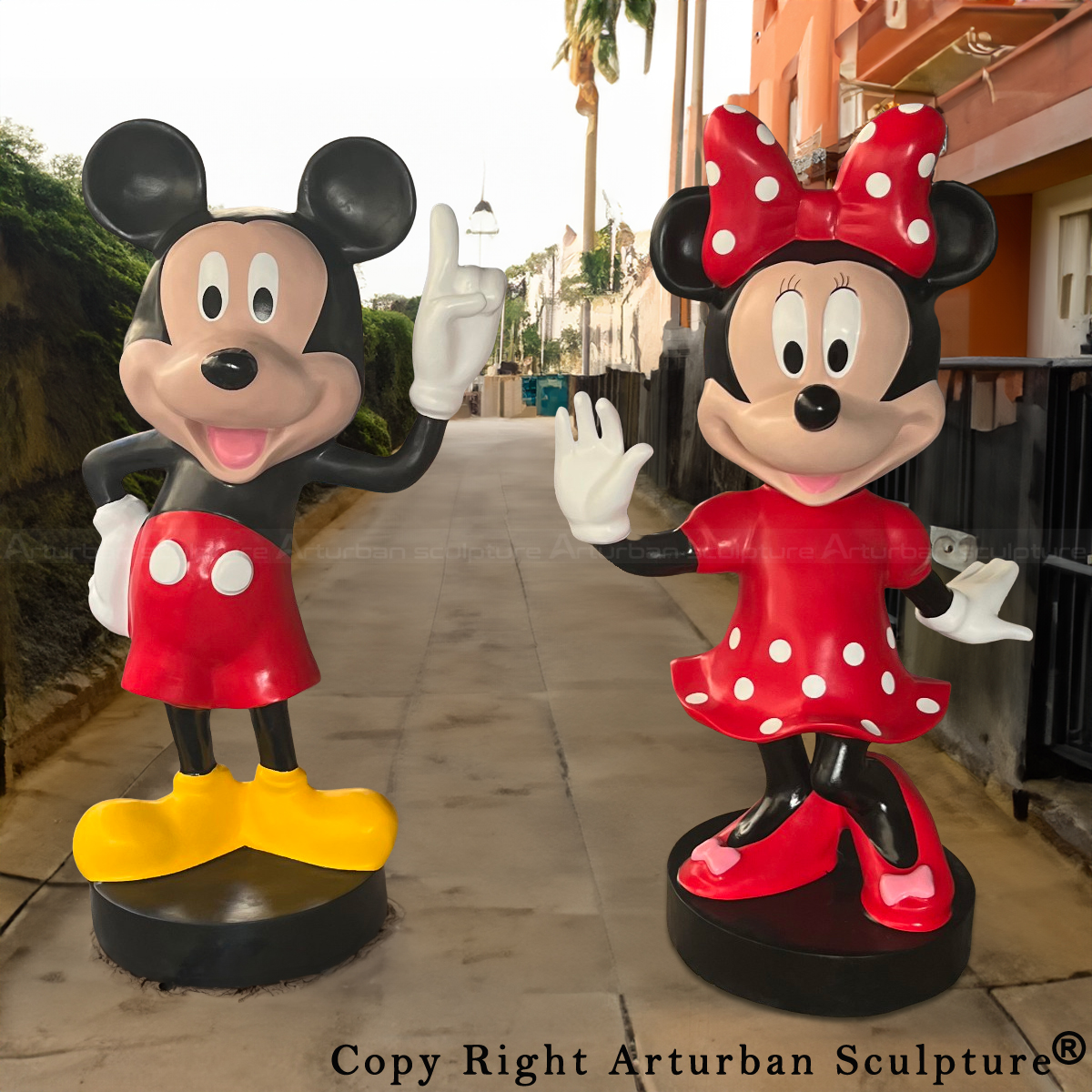 Minnie and Mickey Statues for Sale