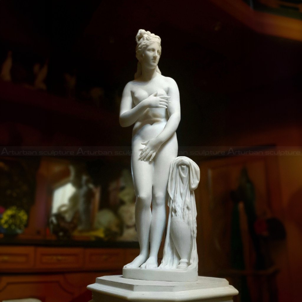 Venus Pudica Nude marble Statue