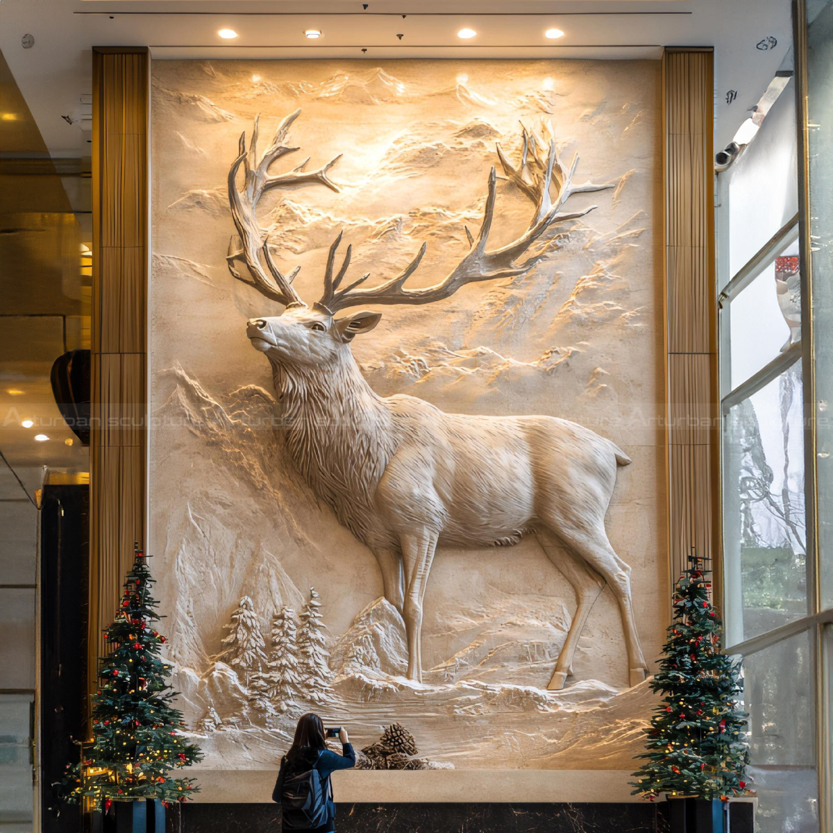 big elk deer relief