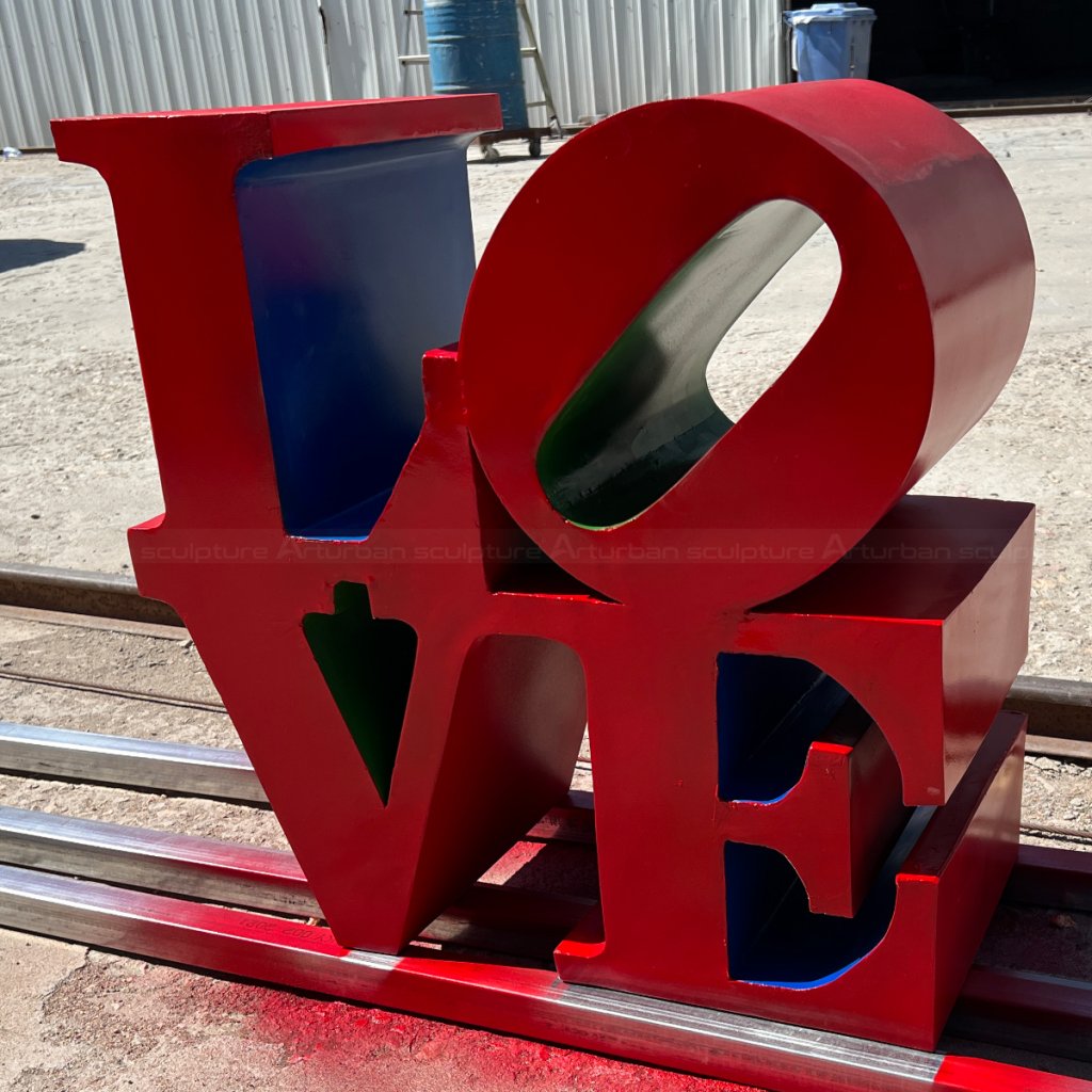 stainless steel Love Indiana Sculpture