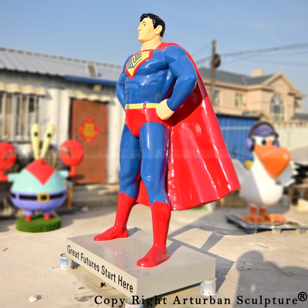 superman figure statue