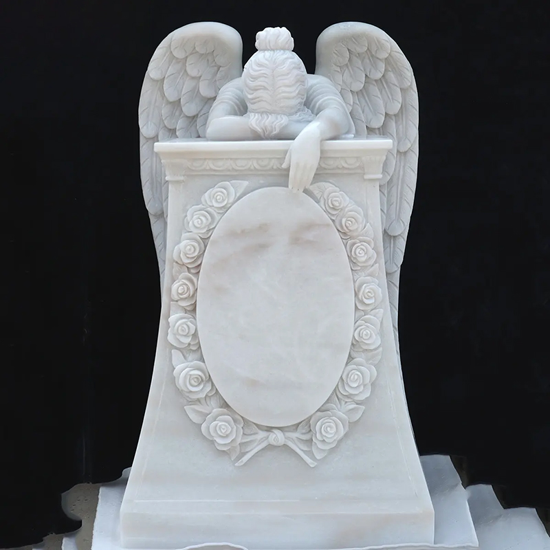 Angel of Grief Statue for Sale with her head on arms