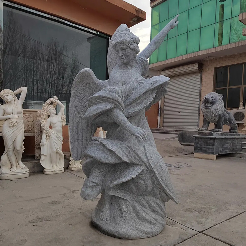 Guardian Angel pointing to the heaven Statue Catholic