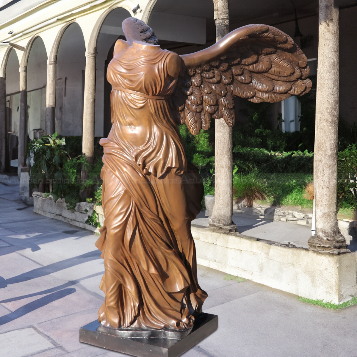 Headless Winged Victory Nike of Samothrace bronze Statue