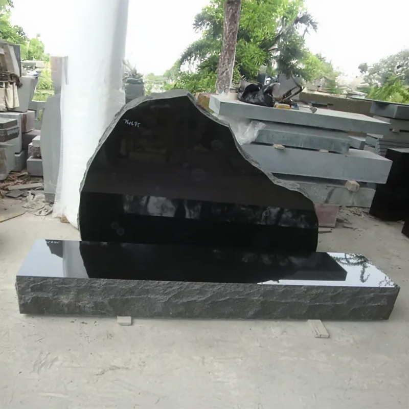 black Granite Memorial Headstone