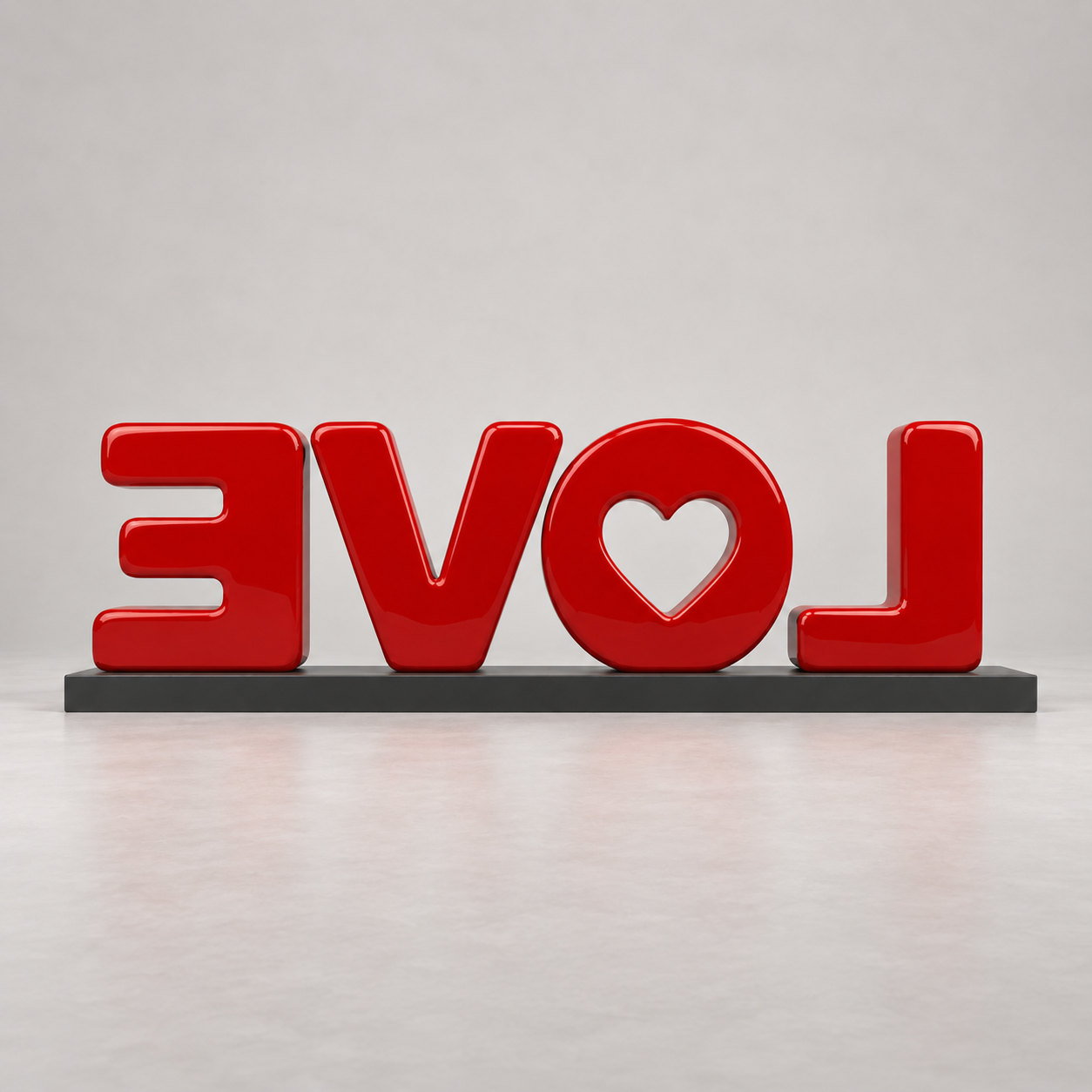 red love statue