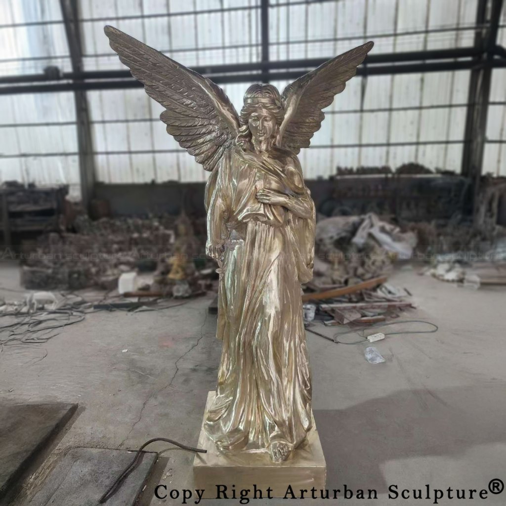 Fully assembled Memorial Angel Statue