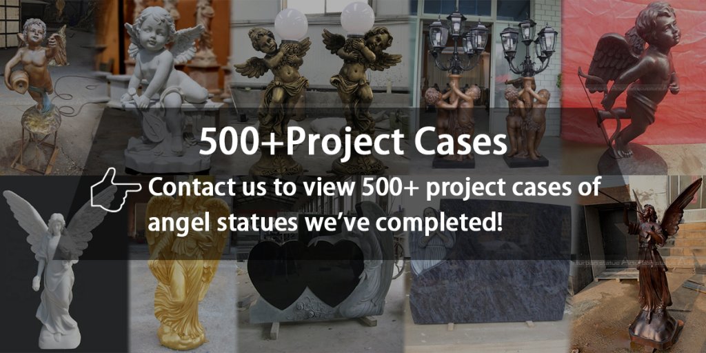 contact us to view project cases of angels statue