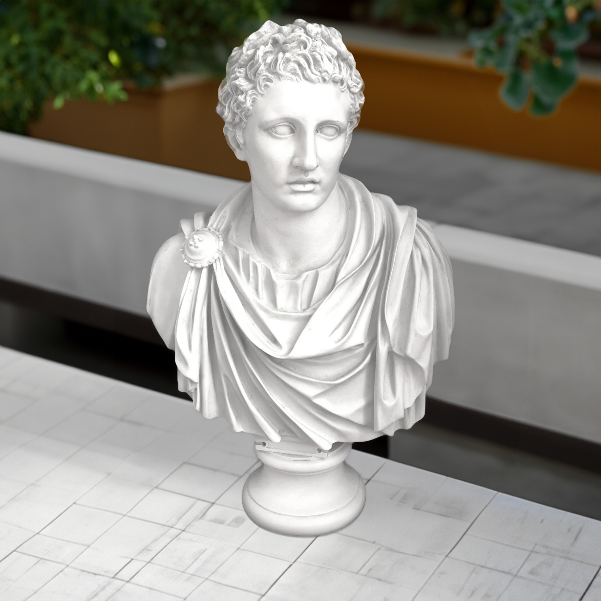 Front view of Marc Antony Bust