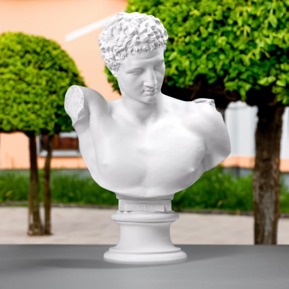 Hermes Bust Statue made of marble