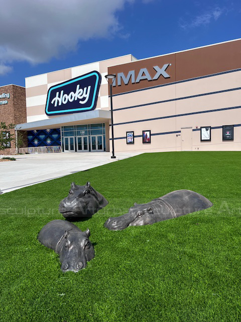 hippo statue