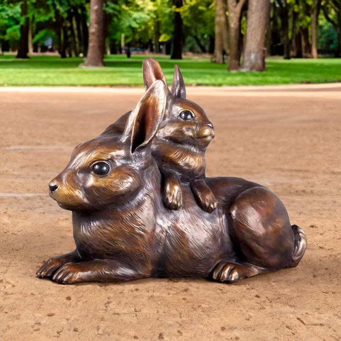 Realistic Rabbit Statue