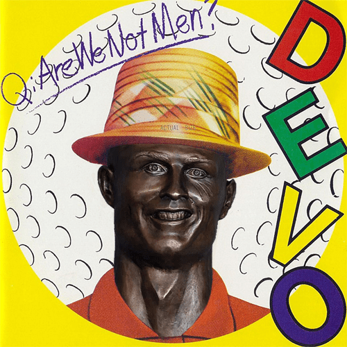 Ronaldo bust face on DEVO album cover meme