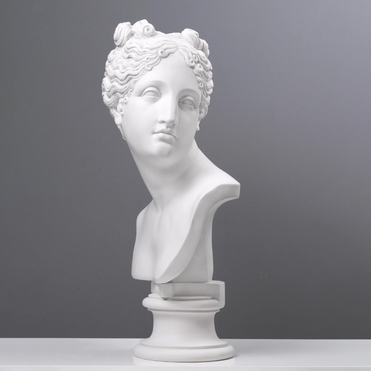 Venus Marble Bust sculpture with graceful neck