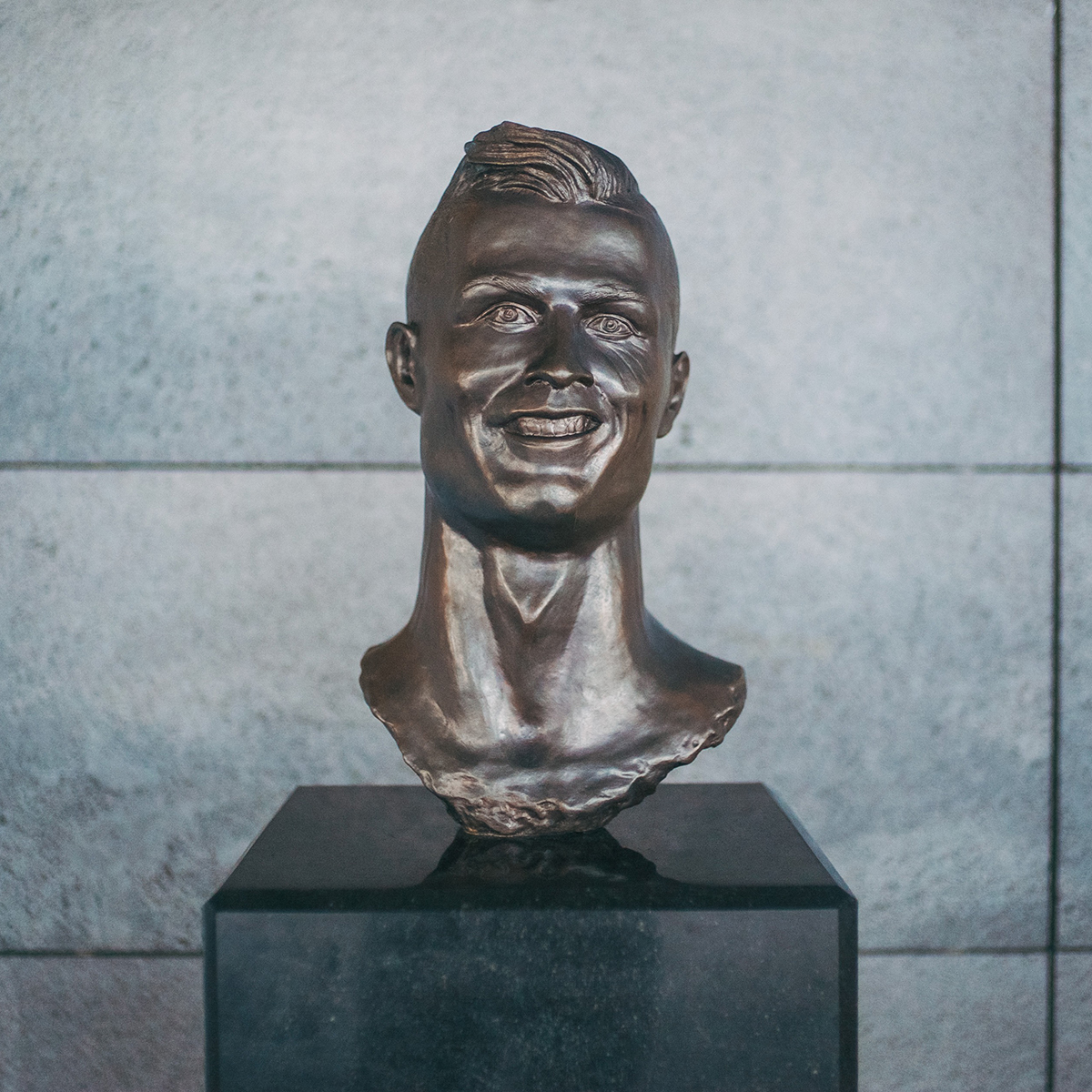bronze Ronaldo Bust